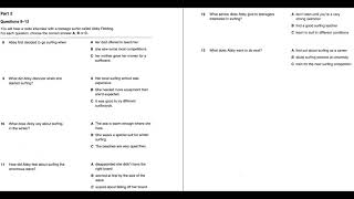 Listening B1, PET 1 for Schools, Test 3, Part 2