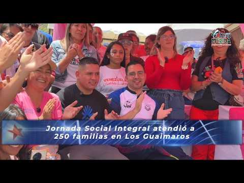 🤝Jornada Social Integral atendió a 250 familias en Los Guaimaros🛣️