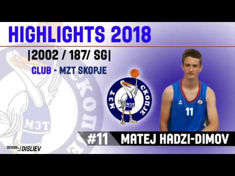 Matej Hadzi-Dimov Highlights 2018