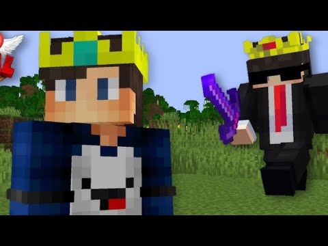 I fight senpai spider in applemc crazy PvP day 1 