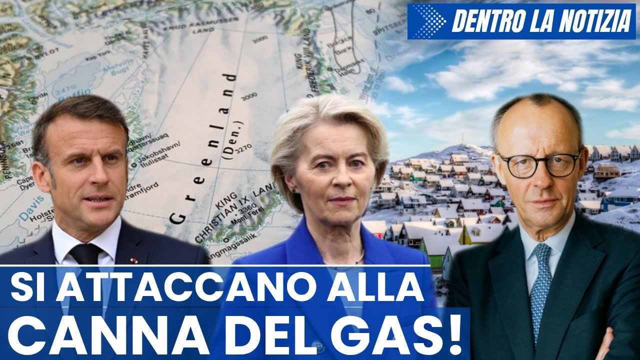 GROENLANDIA minacce globalisti Ue contro Trump. Macron chiede attivazione Strumento anticoercizione!