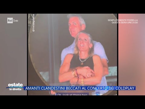 Il video degli amanti al concerto dei Coldplay che fa impazzire il web - Estate in direta 18/07/2025