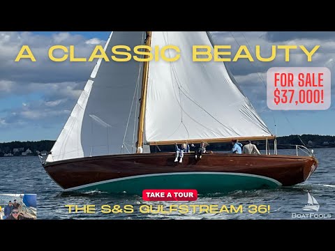 A Classic Sailboat That Is Ready To Go! The 1961 S&S designed Gulfstream 36. A real stunner! [SOLD!]