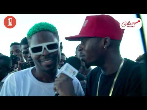 Rich Mavoko performance at the 2019 Zzina  beach carnival.