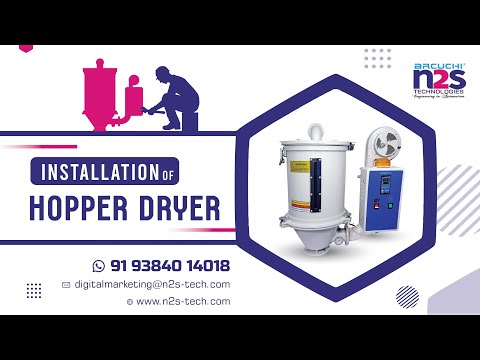 Yantong Brand Hopper Dryer For Plastic Granules - 75 Kg