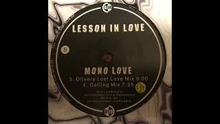 Lesson In Love - Mono Love (Olivers Lost Love Mix)
