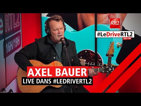 Axel Bauer interprète  "A ma place" en live dans #LeDriveRTL2 (12/01/22)