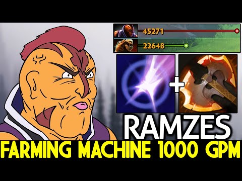 RAMZES [Anti Mage] Hard Carry Farming Machine 1000 GPM Dota 2