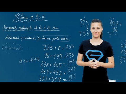 Adunarea cu trecere peste ordin - Matematica - Clasa II-a