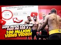 HOW MUCH YOUTUBE PAID ME FOR A 100 MILLION VIEWS VIDEO!