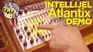 Video thumbnail for Intellijel Atlantix Demo: An SH-101 with bells on by mylarmelodies