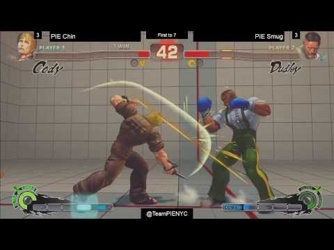 SSF4AE Team PIE Concept Match: PIE Chin (Cody) vs PIE Smug (Dudley)