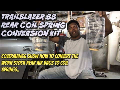 How To: Convert Trailblazer SS Rear Airbags To Rear Coil Springs. (Envoy Trailblazer 9-7x Rainier)
