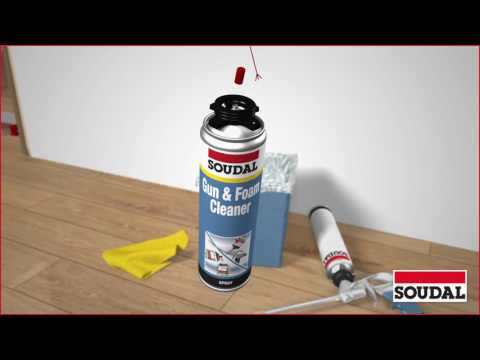 Soudal - Vaahtopistoolin puhdistus}