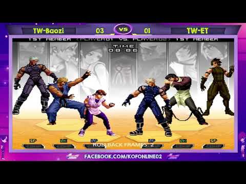 Baozi (包子) Vs 台湾 ET FT10 KOF 2002 UM - Mais Uma Luta Realmente Intensa