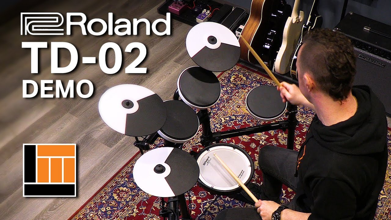 opens link to Roland TD-02 V-Drums Series [Product Demonstration]