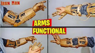 Making iron mans mechanical arm only cardboard - f
