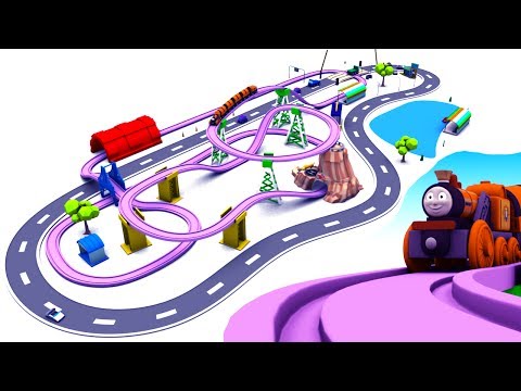 toy train videos for children - train for kids - train videos - chu chu train -  train cartoon Video