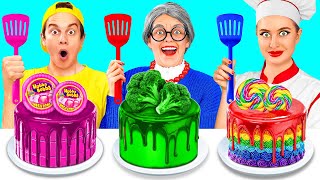 Me vs Grandma Cooking Challenge | Funny Moments by BaRaDa Challenge