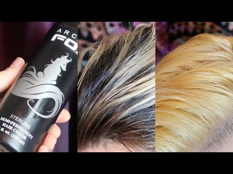 Arctic Fox Sterling Over Yellow Bleached Hair Tessarr Kansas