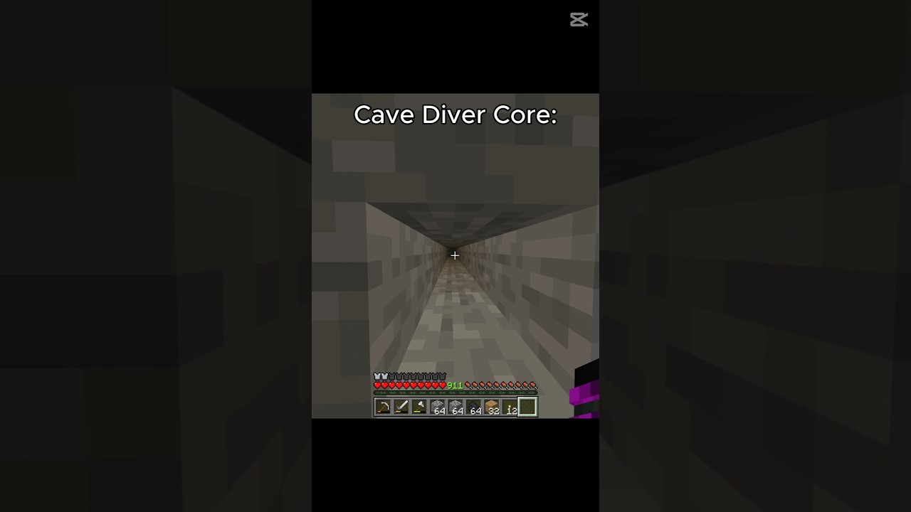 Minecraft cave divers be like 🤣#minecraft #minecraftmemes #shorts #fyp