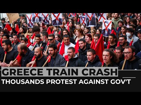 Thousands rally in new Greece protests over train crash