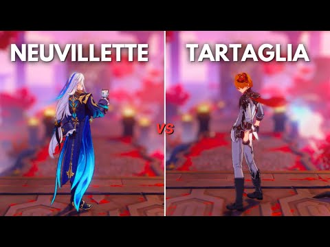 Neuvillette vs Childe !! Who is Best HYDRO DPS ?? [ Genshin Impact ]
