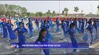 Phụ nữ Ninh Bình lan tỏa vẻ đẹp áo dài