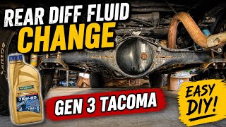 Gen 3 Tacoma Rear Differential Fluid Change | Easy DIY Maintenance