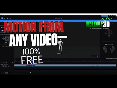 iClone 8 | Tips & Tricks - Rokoko AI Motion Capture. Video to RL Motion 100% FREE (Full Tutorial)