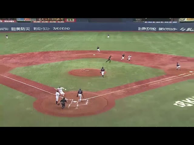 【4回裏】同点直後にダブルスチール!! バファローズが勝ち越しに成功 2015/3/5 Bs-S