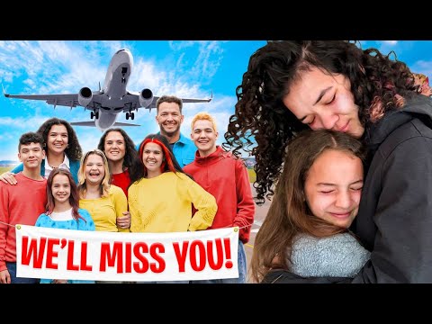 SAYING goodbye to my DAUGHTER for 2 years