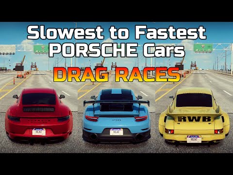 The TOP 3 Fastest Porsche CARS You Must Own in NFS Heat - Drag Race
