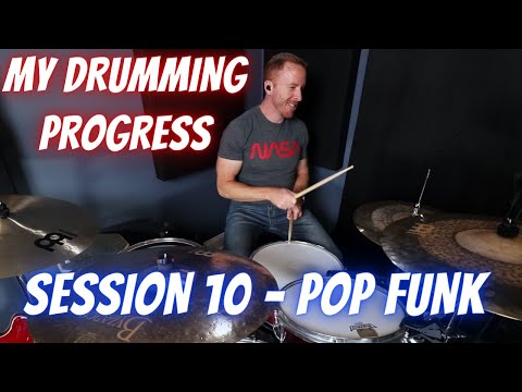 Thumbnail for MY DRUMMING PROGRESS - SESSION 10 - POP FUNK