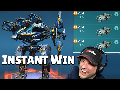 INSTANT WIN with new VOID Gun – War Robots Next Meta Weapon?
