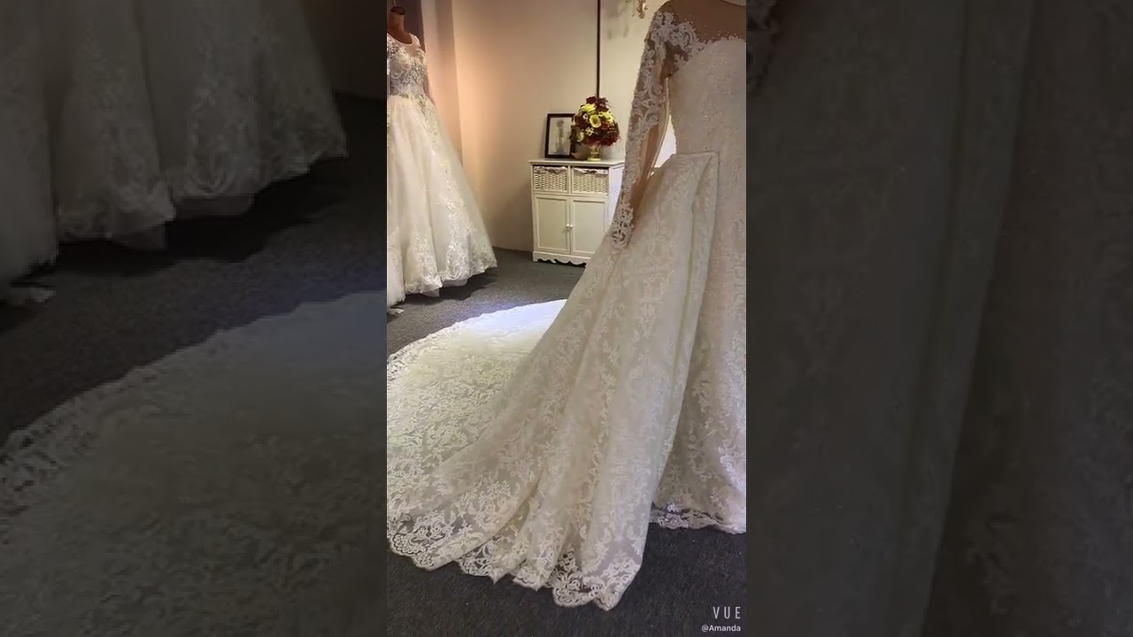 Luxe 2 in 1 trouwjurk full lace mermaid trouwjurk met afneembare rok