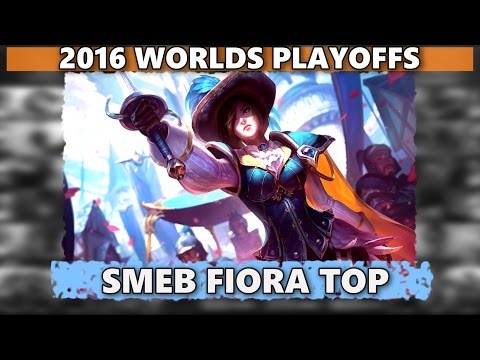 First Fiora pick at Worlds 2016 | Smeb Top ROX vs EDG