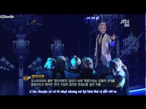 [KJSsmile Vietsub Kara] 120604 Musical Award 6th - Elisabeth Musical cut - XIA Junsu