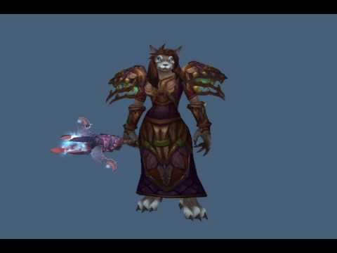 All Female Worgen Classes in Tier 10 Armor (World of Warcraft Cataclysm Beta)
