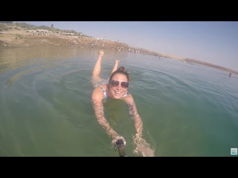 Swimming in the Dead Sea