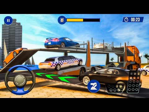 US Police Multi Level Car Transporter Truck 2020