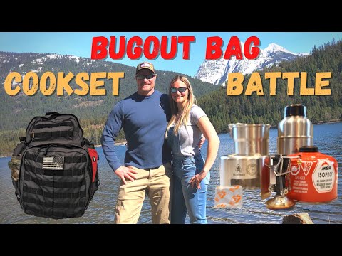 BUGOUT BAG COOKSET BATTLE (MSR Pocket Rocket Deluxe stove VS. Esbit solid fuel tabs)