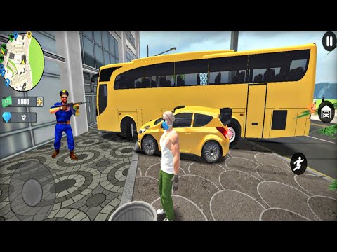 US Police Officer Car Chasing Robbers Cars in Open City - Android IOS Gameplay #50