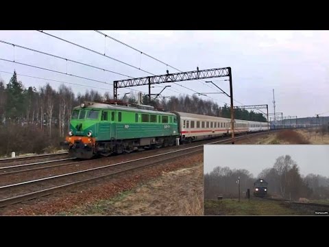 Pożegnanie pociągu EC Wawel (SU46, EU07, EP08, EP09)