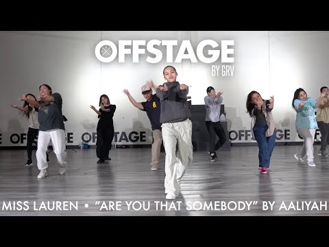 Miss Lauren choreography to “Are You That Somebody” by Aaliyah at Offstage Dance Studio