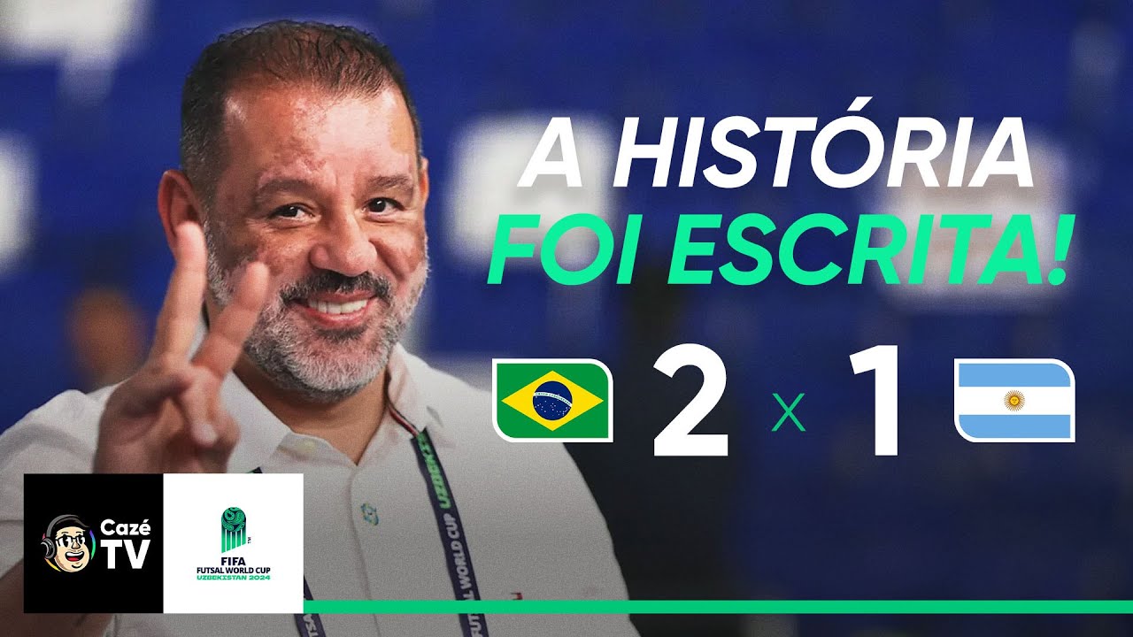 BRASIL 2 X 1 ARGENTINA | MELHORES MOMENTOS | FINAL | COPA DO MUNDO FIFA DE FUTSAL 2024