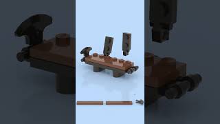 LEGO Minifigure Park Bench 🧱🌳 Relax in Brick Style! 🏞️🪑 #lego