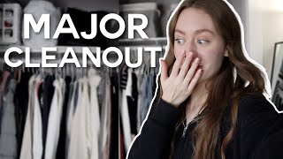 MASSIVE closet makeover *finally* | decluttering, organizing & closet tour