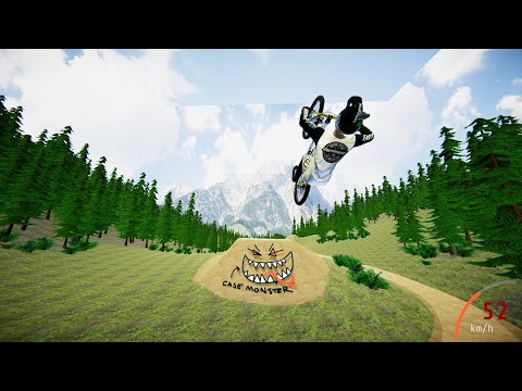 Riding the Darkfest 2021 Line in Descenders with the Enduro Bike / #mtb / #descenders