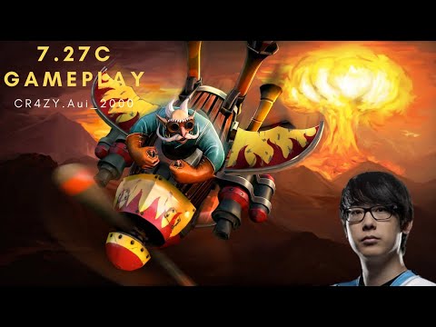 CR4ZY.Aui_2000 - Gyrocopter Carry Patch 7.27c | Player Perspective - Dota 2 Gameplay